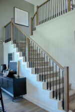 Foundation Iron Baluster Stair Remodel