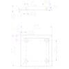 4000-CAP-C chamfered cap dimension drawing