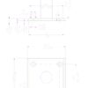4000-CAP-S chamfered cap with stem dimension drawing