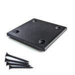 4000-CAP-R Recessed Flat Cap - 3-1/4" Satin Black
