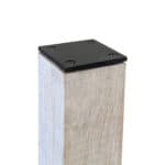 4000-CAP-R Recessed Flat Cap - 3-1/4" Satin Black - Image 2
