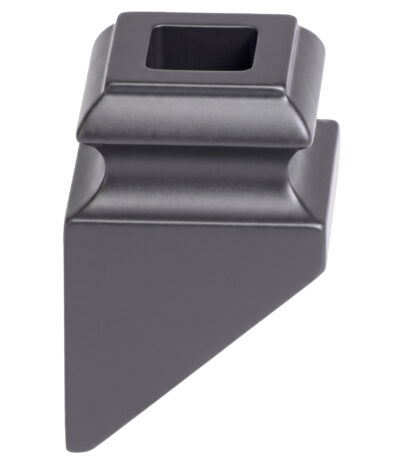 House of Forgings 16.3.2 Angled Base Shoe for 1/2" Sq. Iron Balusters