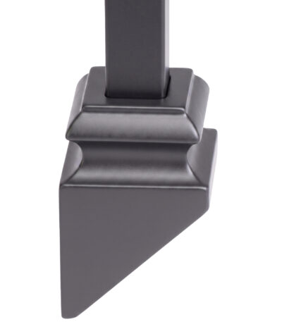 House of Forgings 16.3.2 Angled Base Shoe for 1/2" Sq. Iron Balusters