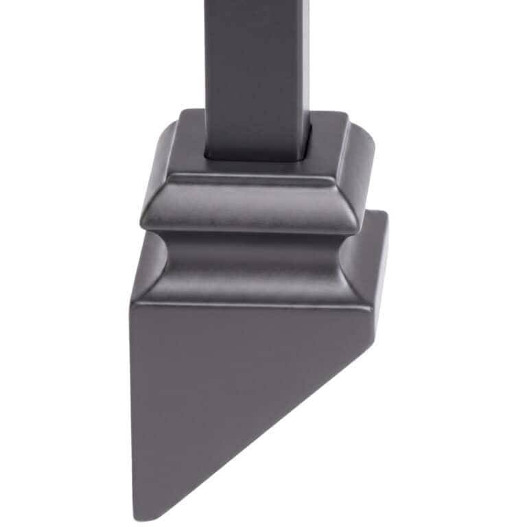 House of Forgings 16.3.2 Angled Base Shoe for 1/2" Sq. Iron Balusters