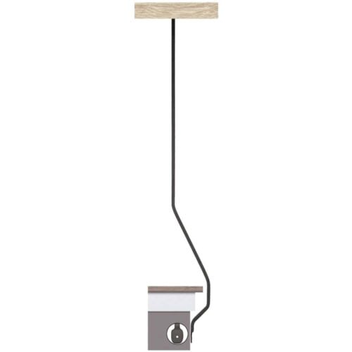 HFSTB16.6.16 - Angular Wall Mount Iron Baluster