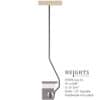 HFSTB16.6.16 Heights angular wall mount iron baluster with dimensions