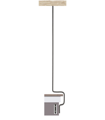 HFSTB16.6.17 - Squared Wall Mount Iron Baluster