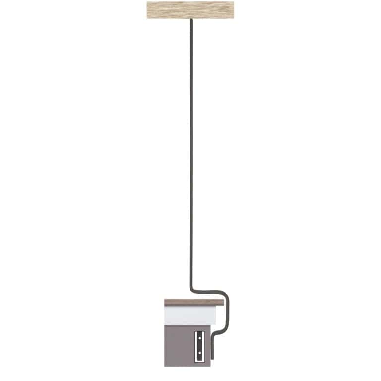 HFSTB16.6.17 - Squared Wall Mount Iron Baluster