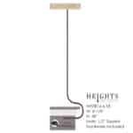 HFSTB16.6.18 Circular Wall Mount Iron Baluster Heights - Image 2