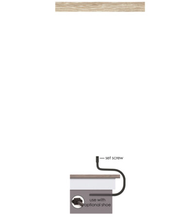 HFSTB16.6.19 - Universal Wall Mount Iron Baluster Base