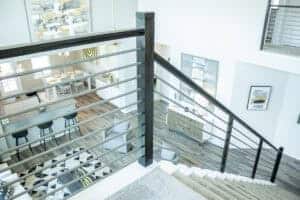 Horizontal Bar Stair Remodel