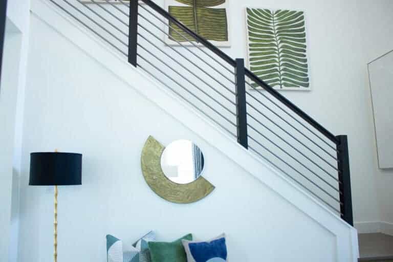 Horizontal Bar Stair Remodel