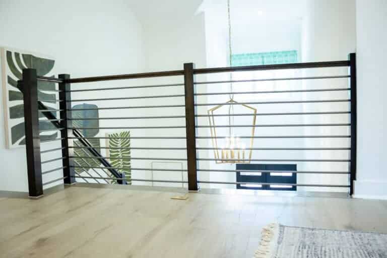 Horizontal Bar Stair Remodel
