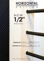 4.1.1 - 1/2" round horizontal bar for stair remodel