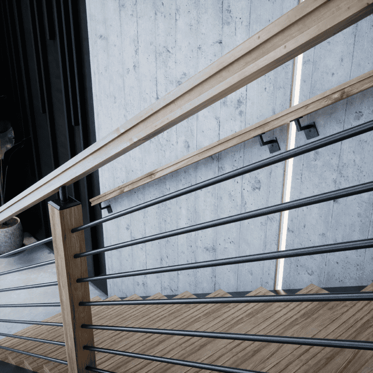 3004 - Modern Handrail Bracket