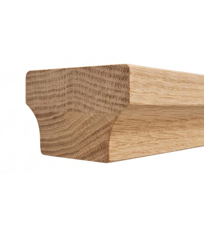 6084 Modern Wooden Handrail - Red Oak