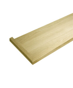 1in. x 11-1/2 in. Square Nose Mitered Return Tread - Red Oak