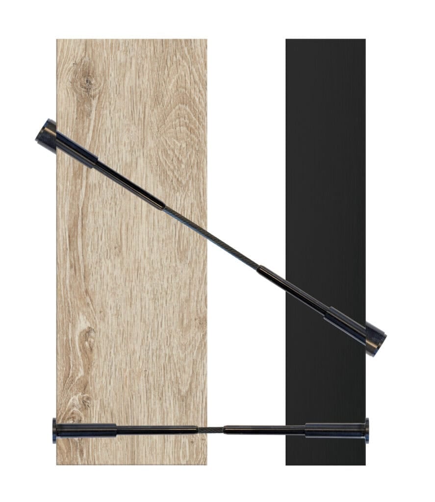 1/8” Cable Swage Tensioner - Satin Black