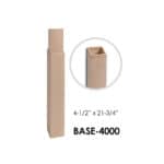 BASE-4000 Base Sleeve for 3-1/4" Newels - ForestKraft