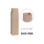 BASE-5000 Base Sleeve for 5-1/2" Newels - ForestKraft