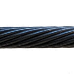 1×19 Type Cable Wire Spool – 1/8” – Satin Black
