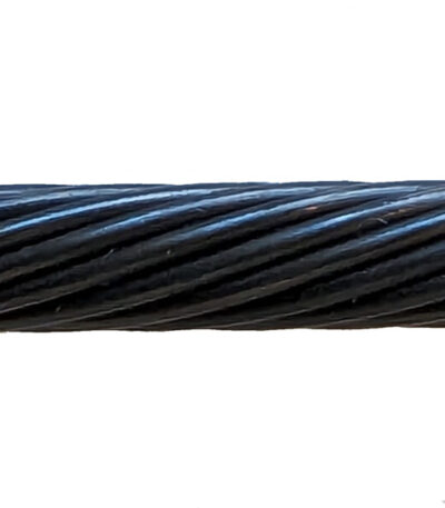 1×19 Type Cable Wire Spool – 1/8” – Satin Black