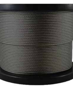 1×19 Type Cable Wire Spool – 1/8” – Satin Black