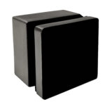 Square Glass Standoff – Fits 8.76 to 21.52 mm glass – Satin Black