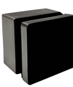 Square Glass Standoff – Fits 8.76 to 21.52 mm glass – Satin Black