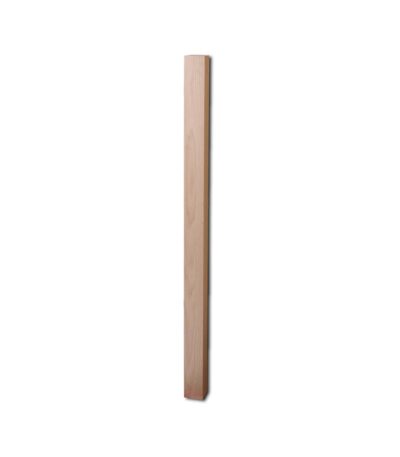 Blank Plain Square S4S Wood Newel Post