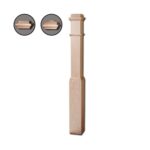 4592 Wooden Adjustable Box Newel - 5" Sq. x 56" H.