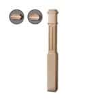 4691-RP Raised Panel Box Newel - 6-1/4" Sq. x 56" H. | House of Forgings