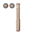 4691-FP Recessed Panel Box Newel - 6-1/4" Sq. x 56" H.