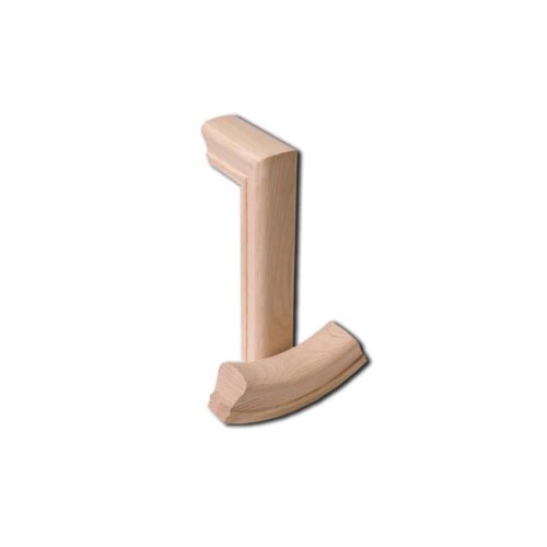 7299 2-rise straight gooseneck handrail fitting, 6210 series