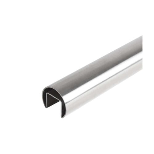 AXIA round glass cap rail, 42.4 mm x 5000 mm