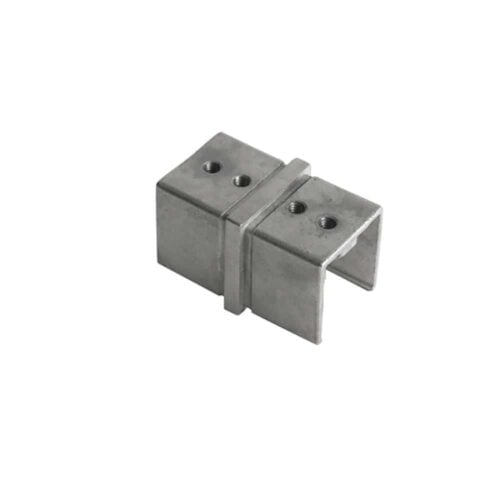 images AXIA square glass cap rail inline splice coupler