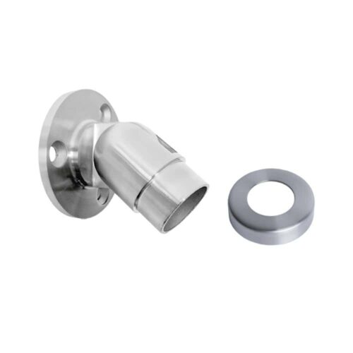 AXIA adjustable wall mount flange for 42.4 mm round rail