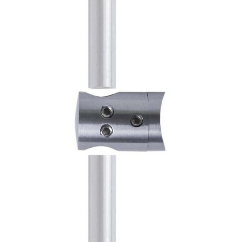 images AXIA 12 mm round bar infill holder, connector, fits 42.4 mm newel