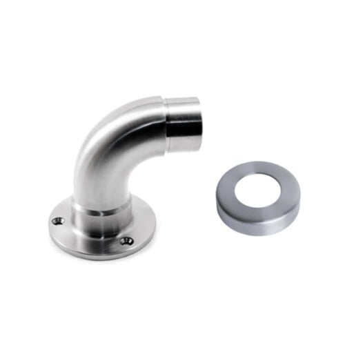 AXIA wall rail return flange for 42.4 mm round rail