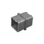 Inline Connector for Square Rail – 40 x 40 x 2 mm