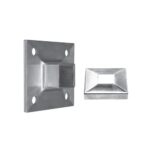 Wall Mount Flange for Square Rail – 40 x 40 x 2 mm