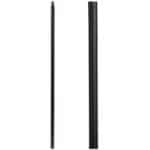 16.5.11 Plain Round Bar Iron Newel - Satin Black