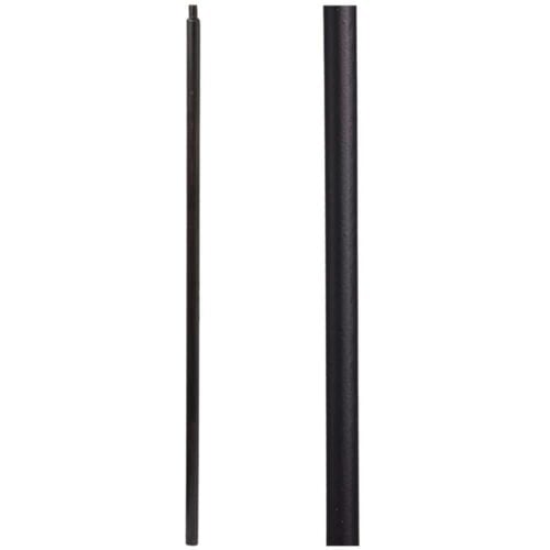 16.5.11 plain round bar iron newel, satin black