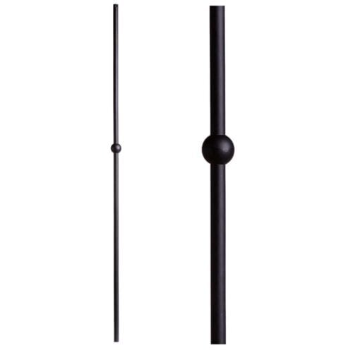 16.8.12 Single Sphere Round Hollow - Satin Black