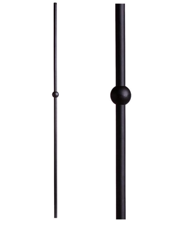 16.8.12 Single Sphere Round Hollow - Satin Black