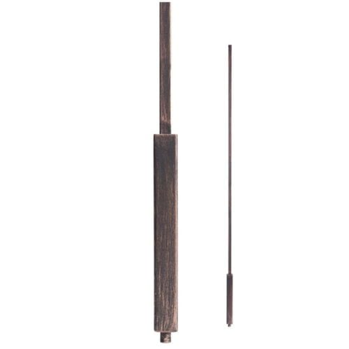 Foundation Iron Baluster - Oil Rubbed Bronze - 1/2" Sq. with 1" Sq. Base