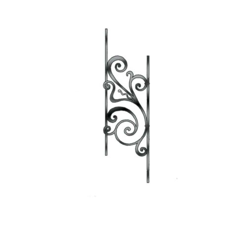 Rebecca B2 curved and angled panel