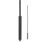 Foundation Iron Baluster - Satin Black - 1/2" Sq. with 1" Sq. Base