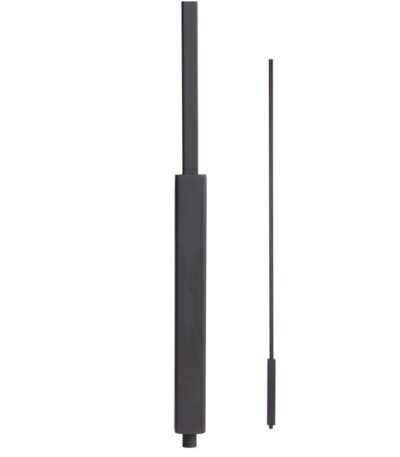 Foundation Iron Baluster - Satin Black - 1/2" Sq. with 1" Sq. Base