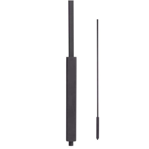 Foundation Iron Baluster - Satin Black - 1/2" Sq. with 1" Sq. Base